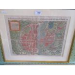 A map of Paris produced in Germany and is probably by Sebastian Munster.