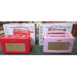 Two boxed Roberts DAB radios.