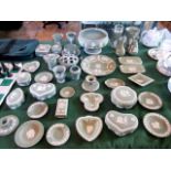 A good collection of circa 1970's green Wedgwood,