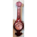 Tacchi, Bedford. A 19th century mahogany wheel barometer.