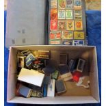 A collection of many dozens of Matchbox covers, contained within an album,