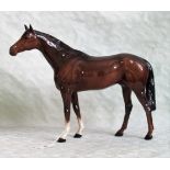 A large Beswick model of a Bay Stallion.