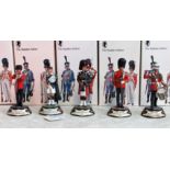 A collection of four Charles C Stadden Studio Stadden Edition cast lead military figurines,