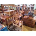 A nesting set of three G-plan mahogany occasional tables, circa 1970's.