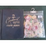 A Cardinal illustrated loose-leaf stamp album, containing many European and other stamps,