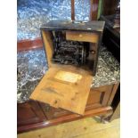 A Weirs 55S American hand sewing machine in own wooden case.