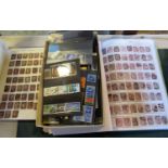 A stamp collection of Victorian, Edwardian and later UK and others, used and mint,