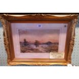Charles Dyer, 'The Old Reservoir' Weston Turville, Bucks, watercolour, signed and inscribed,