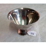 A George Jensen design, Danish silver pedestal footed bowl,