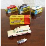 A boxed Dinky Toys Superior Criterion Ambulance no.