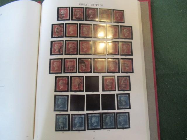 A collection of GB stamps in three Windsor loose leaf albums, mint and used, from 1840 to 1935, - Image 2 of 5