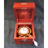 A Hamilton model 22, two day deck chronometer,