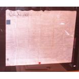 A late 18th/early 19th century Velum Indenture.
