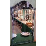 A 20th century Venetian-type wall mirror,