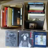 Two boxes containing good quality coffee table books,