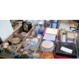 Eight boxes of decorative and miscellaneous items,