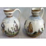 A pair of French pitchers,