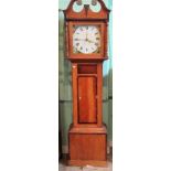 Handscombe, Ampthill, a 19th century oak longcase clock,