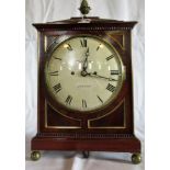 An early 19th century eight day Barwise of London twin fusee bracket clock,