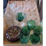 A collection of miscellaneous 20th century table glasswares,