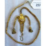 A Victorian belcher chain,