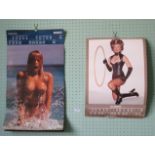 A 1974 Pirelli calendar, together with a 1873 Pirelli (pin-up) calendar.