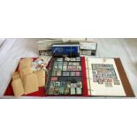 A collection of stamps and first day covers,