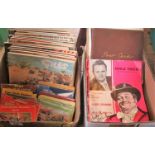 A collection of ephemera to include: Giles annuals, Thomas the Tank Engine, postcard album (empty),