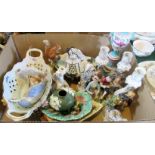 A box of decorative porcelain,