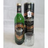 A bottle of Glenfiddich Special Reserve Single Malt Scotch Whisky, together with glass.