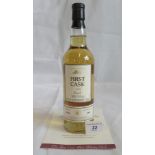 A bottle of 1986 First Cask GlenElgin Speyside Single Malt Scotch Whisky.