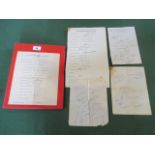 Approximately eighty autographs from the MCC Tour of the West Indies 1959-1960,