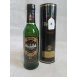 A half bottle of Glenfiddich 12 Year Old Special Reserve Scotch Whisky.