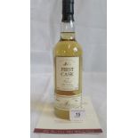 A bottle of 1983 First Cask Teaninich Highland Single Malt Scotch Whisky.