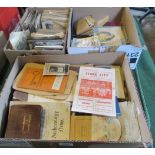 Three boxes of mixed ephemera and postcards with Australia connection,