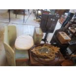 A large collection of miscellaneous furniture, to include: large camphor wood chest,