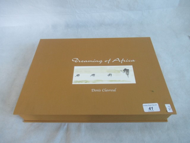 Dreaming of Africa, an illustrated book of African scenes by Dennis Clavreul,