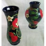 Two vases from the Country Craft collection, by Anne Rowe.