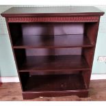 A set of oak book shelves. Condition Report: Width = 82.5cm. Depth = 33.5cm.