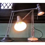 Two angle poise lamps.