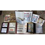 A quantity of GB and all world stamps, contained both in albums and some loose.