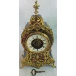 An early 20th century Boulle-style mantle clock.