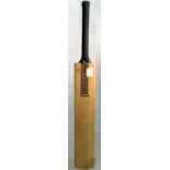 A Gray-Nicholls cricket bat, signed by the Australian and various English cricket teams,