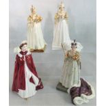 Two Royal Doulton figurines of HM Queen Elizabeth II HN4372 & HN3436,