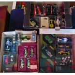 Three boxes of various model vehicles,