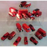 A collection of twenty Corgi and other die-cast vehicles relating to the Royal Mail.