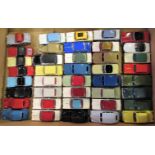 A collection of forty Dinky and Lledo cars, to include: Triumph TR3A,