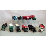 A collection of ten Corgi commercial petroleum vehicles, to include: ERF Esso tanker,