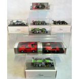 A collection of eight Minimax Spark models, to include: MG SVR 2004,