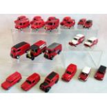 A collection of twenty-four Corgi vehicles relating to the Royal Mail.